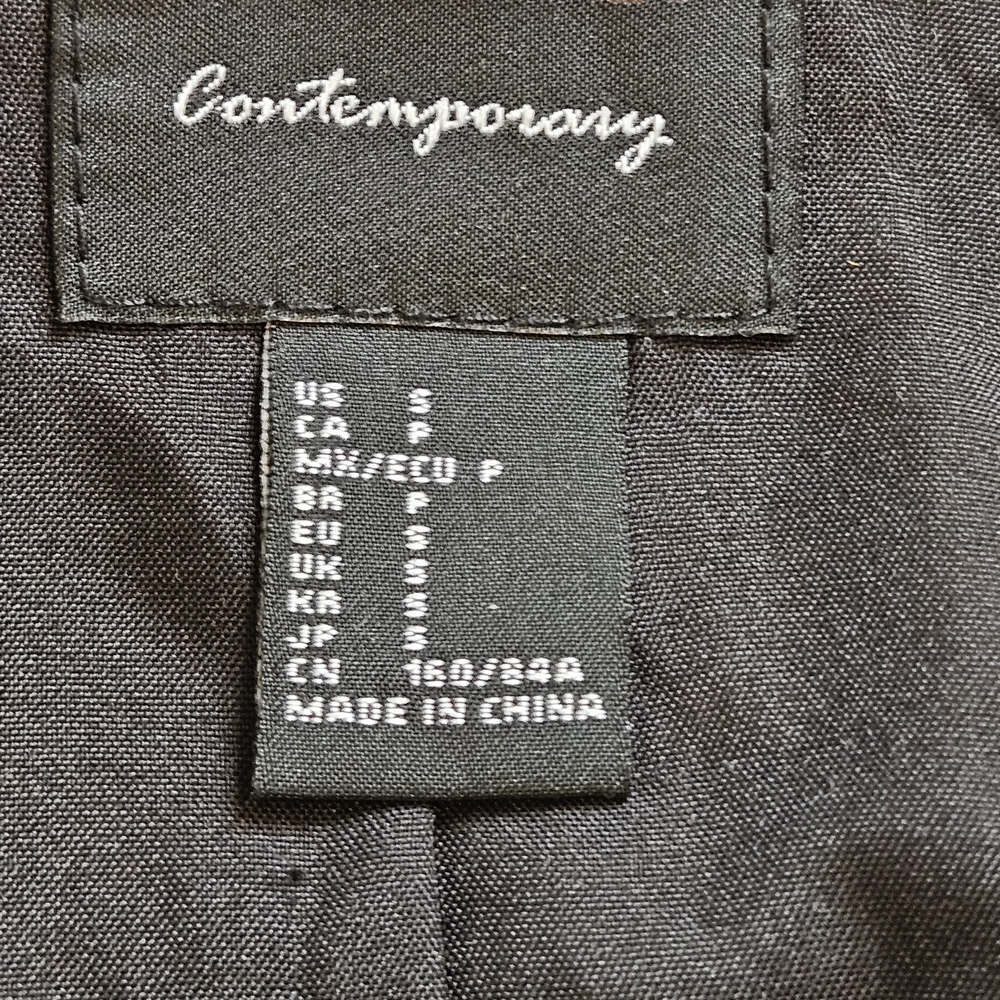 Forever 21 Brown And White Trench Plaid Belted Women's Coat - Picture 2 of 8